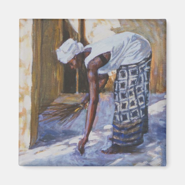 Girl Sweeping II 2002 Magnet (Vorne)
