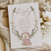 Girl Teddy Bear wir können frühes Abwarten Baby Du