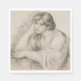 Girl (von Pierre-Auguste Renoir) Serviette