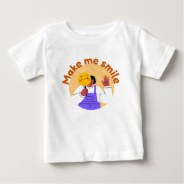 Girl Waving and Lächeln Baby T-shirt