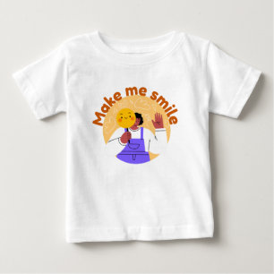 Girl Waving and Lächeln Baby T-shirt