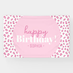 Girl Wild Birthday Party Banner