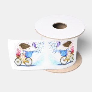 Girl Wir haben Bike Satin Ribbon Romantic Love Hea Satinband