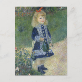 Girl with a Watering Can Renoir Postkarte