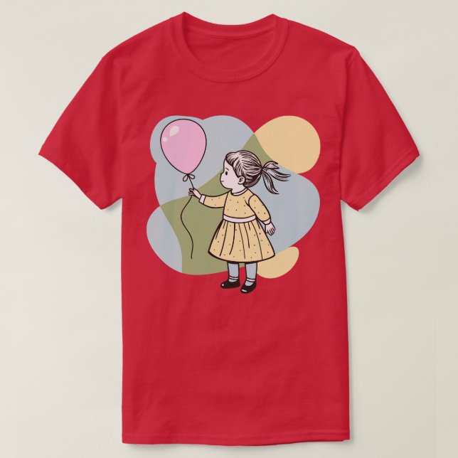 Girl With Balloon TShirt (Design vorne)