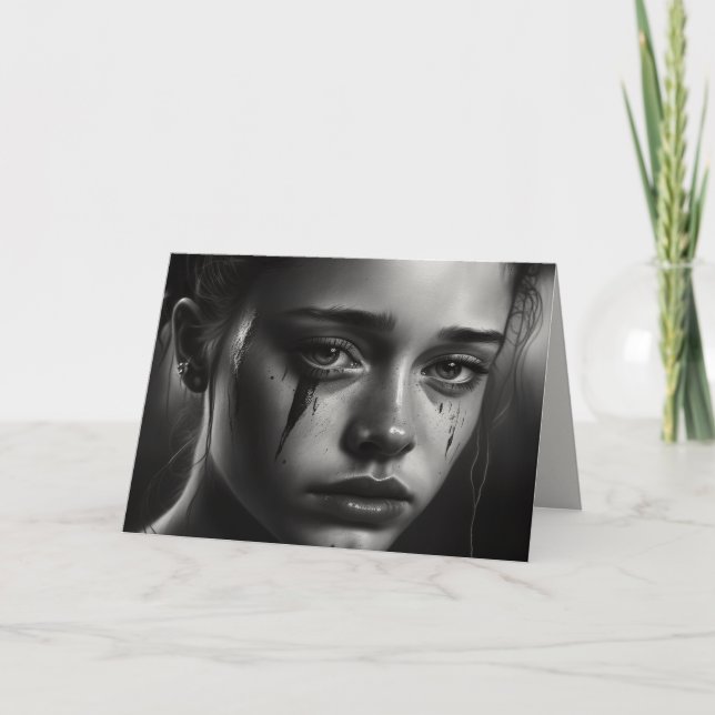 Girl with tears (Vorderseite)