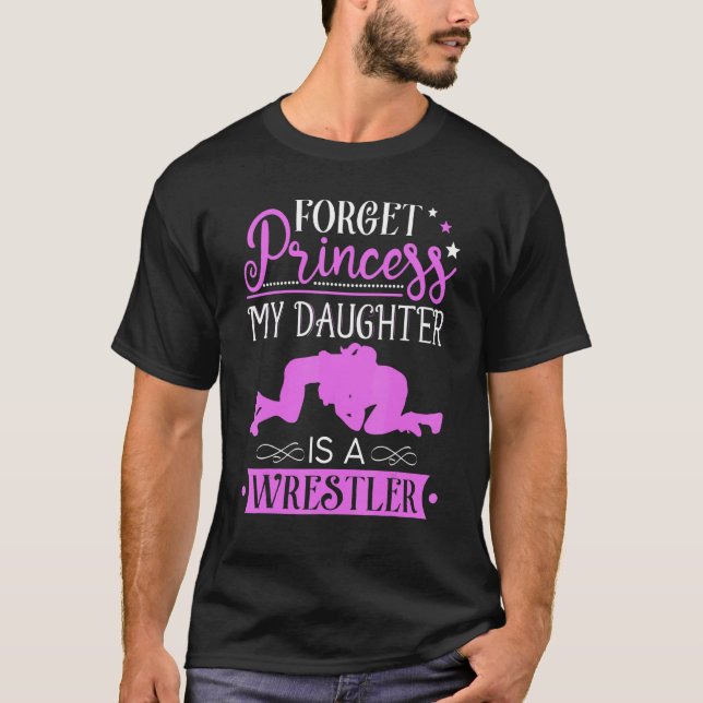 Girl-Wrestling-Geschenk für Frauen T-Shirt (Vorderseite)