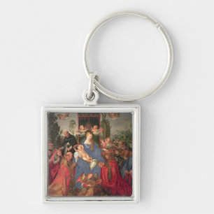 Girlande von RosenAltarpiece, 1600 Schlüsselanhänger