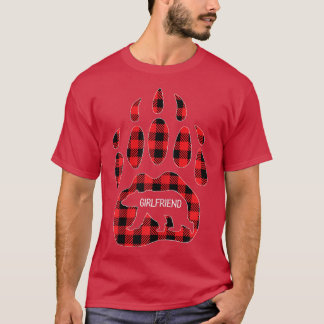 Girlfriend Bear Red Buffalo Girlfrien T-Shirt