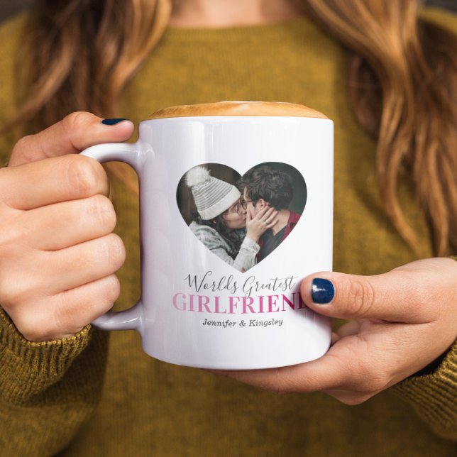 Girlfriend Foto Heart Gift Kaffeetasse (Von Creator hochgeladen)