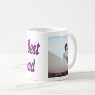 Girlfriend Foto lila Typografie Kaffeetasse