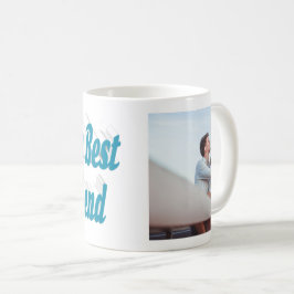 Girlfriend Foto Sky Blue Typografy Kaffeetasse
