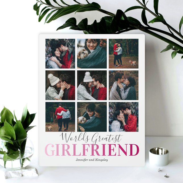 Girlfriend-Geschenk | WELTBESTES FOTO Fotoplatte (Von Creator hochgeladen)