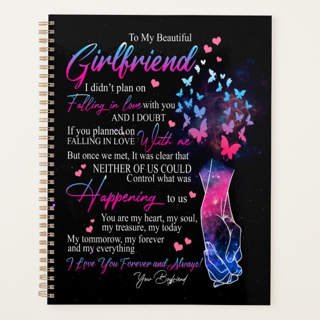Girlfriend-Geschenke | Brief an meine Freundin Planer (Vorderseite)