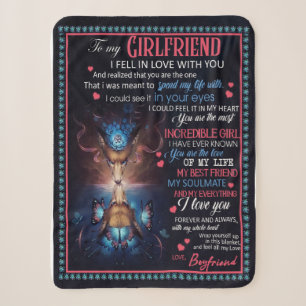 Girlfriend-Geschenke   Brief an meine Freundin Sherpadecke