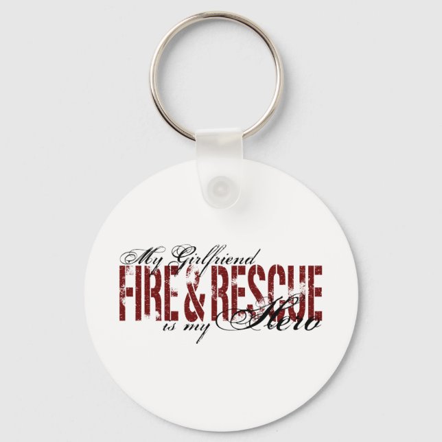 Girlfriend Hero - Fire & Rescue Schlüsselanhänger (Vorderseite)