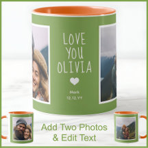 Girlfriend Liebe You Fotos Modern Green C111 White