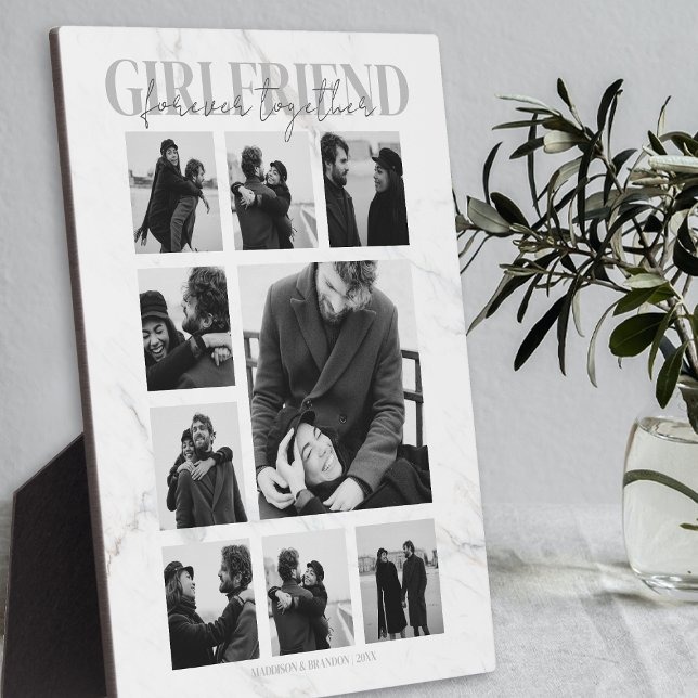 Girlfriend Together Forever Foto Collage Plaque Fotoplatte (Von Creator hochgeladen)