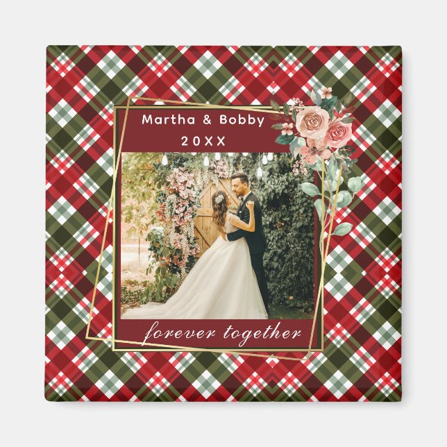 Girlfriend Together Forever Foto Magnet (Vorne)