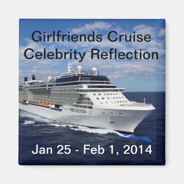 Girlfriends Cruise Magnet (Vorne)