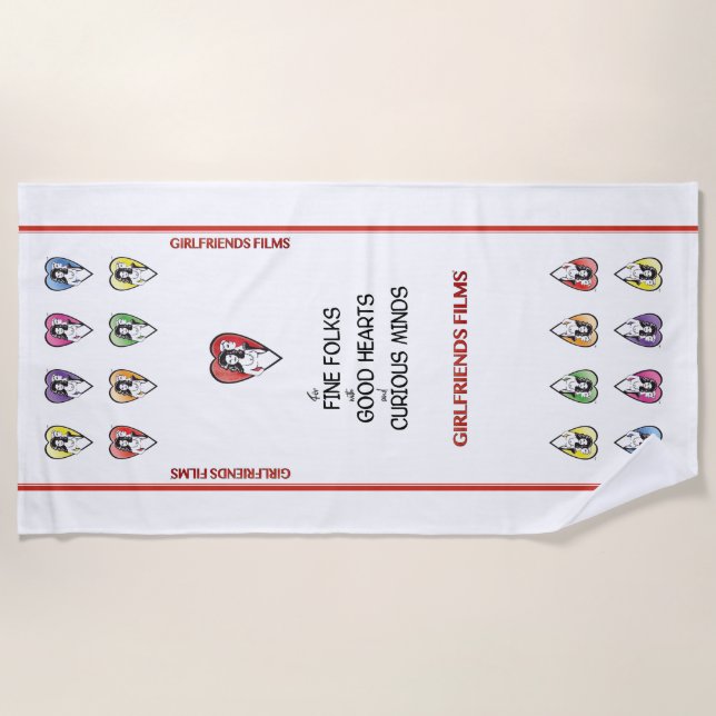 Girlfriends Films Beach Handtuch (Vorderseite)