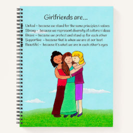 Girlfriends Notebook Notizbuch