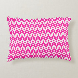 Girlie Candy Pink und Weiß Akzent Kissen, Kissen