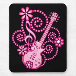 Girlie Guitar Mousepad