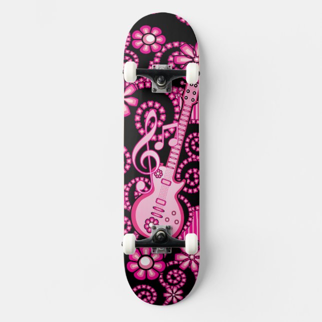 Girlie Guitar Skateboard (Vorderseite)