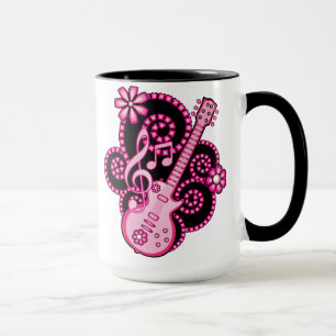 Girlie Guitar Tasse