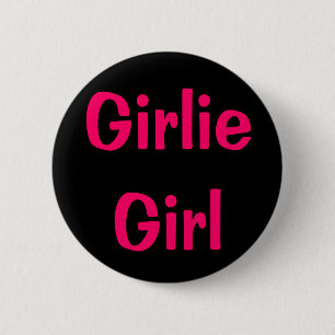 Girlie Mädchen Button