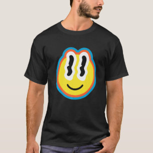 Girlie Niedlich Sticker Stil Albern Augen Lächeln T-Shirt