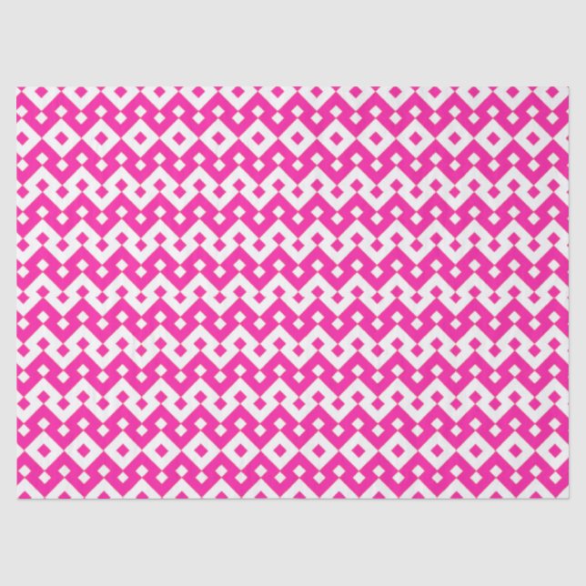 Girlie Süßigkeits-rosa und weißes Seidenpapier (Vorderseite)