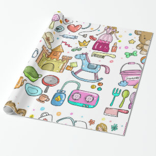 Girlie Things Wrapping Paper Geschenkpapier