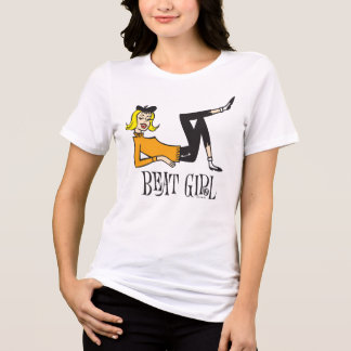 GirlieWear Beatnik "Beat Girl"  Tri-Blend Shirt