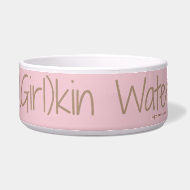 Girlkin Wasser-Schüssel Napf (Vorderseite)
