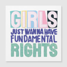 Girls And Fundamental Rights Magnetkarte