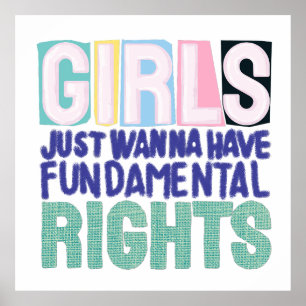 Girls And Fundamental Rights Poster