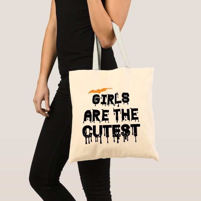 Girls are The cuttest Halloween gift Tragetasche (Vorderseite (Produkt))