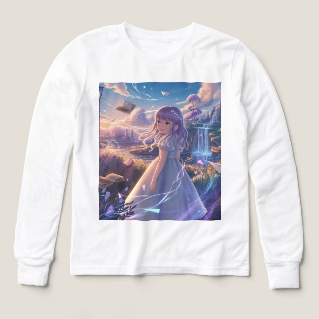 Girls Art Design T-Shirt  (Design Vorderseite)