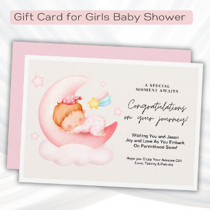 Girls Baby Shower Herzlichen Glückwunsch Geschenkk Karte