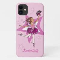 Girls ballerina dunkles Haar genannt