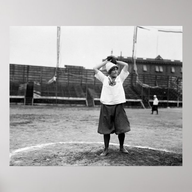 Girls Baseball, 1913 Poster (Vorne)