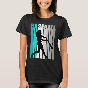 Girls Baseball Cool Unique Softball Fan E T-Shirt