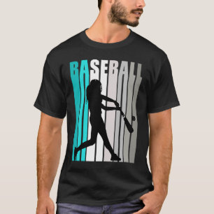 Girls Baseball Cool Unique Softball Fan E T-Shirt