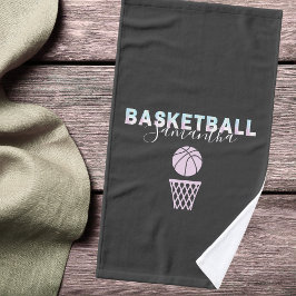Girls Basketball Player Personalisiert Holographic Handtuch
