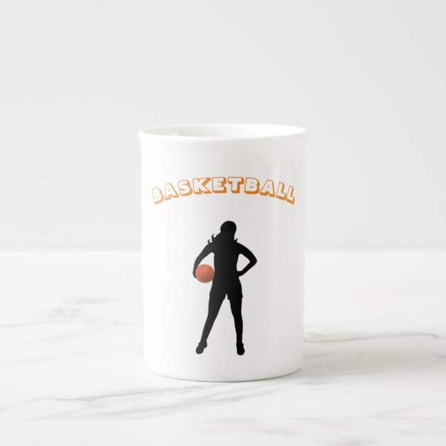 Girl's Basketball Spezialität Tasse (Vorderseite)