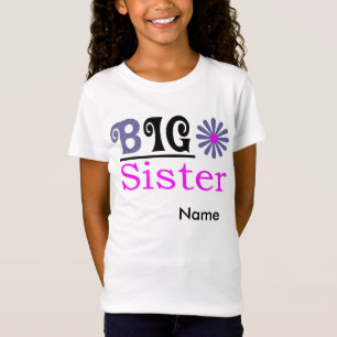 Girls Big Sister Sportswear Fine Jersey T - Shirt