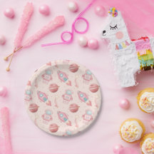 Girls Birthday Kids Pink Astronaut