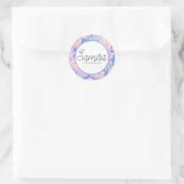 Girl's Birthday Pastel LoFi Floral Sticker